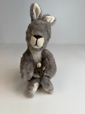 Busch Gardens Kangaroo Plush Set Baby Joey Stuffed Toy Collect Holiday Party Nw